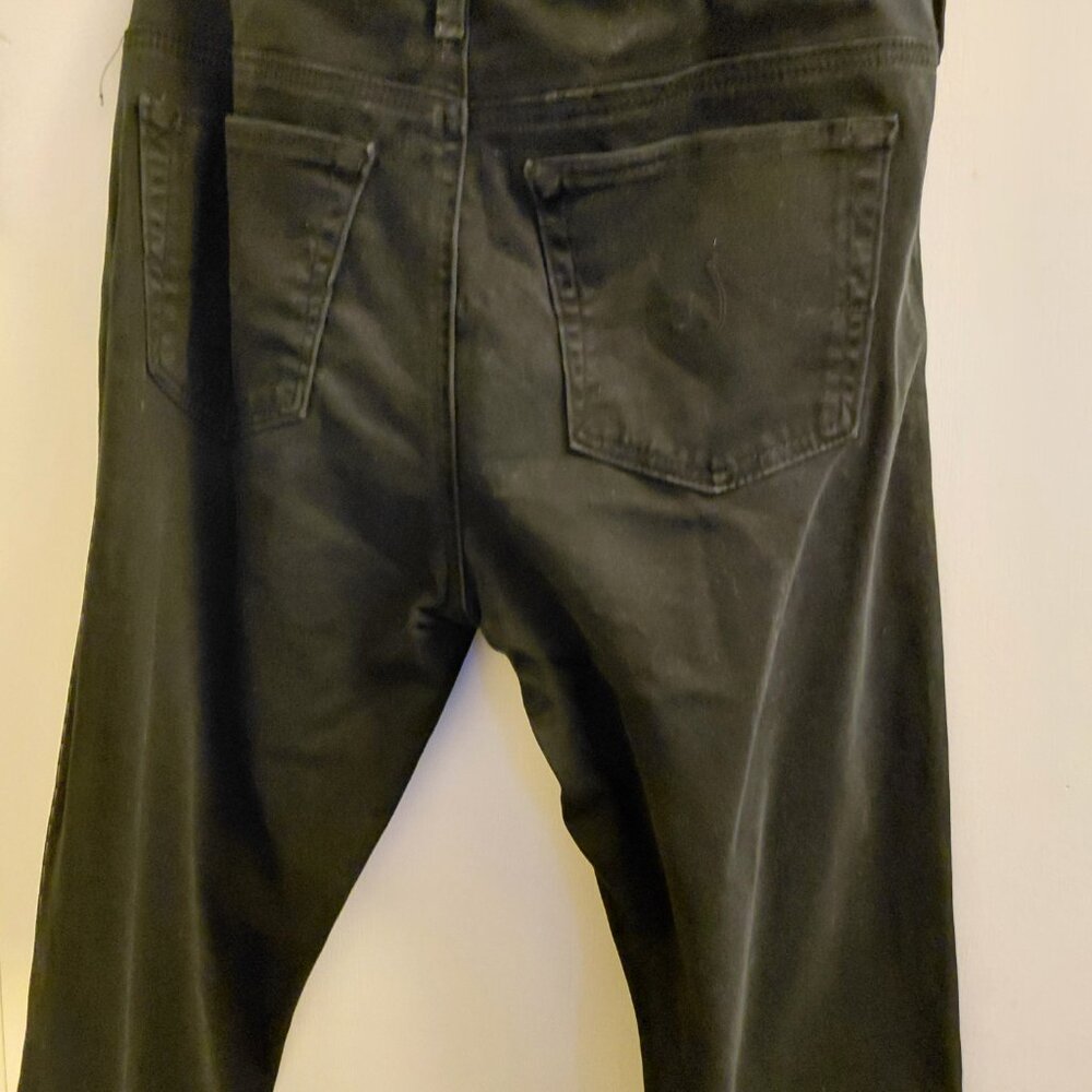 AG Jeans The Stilt Cigarette Leg Jeans Black Size 27 Mid-Rise Stretch Denim - Picture 6 of 8